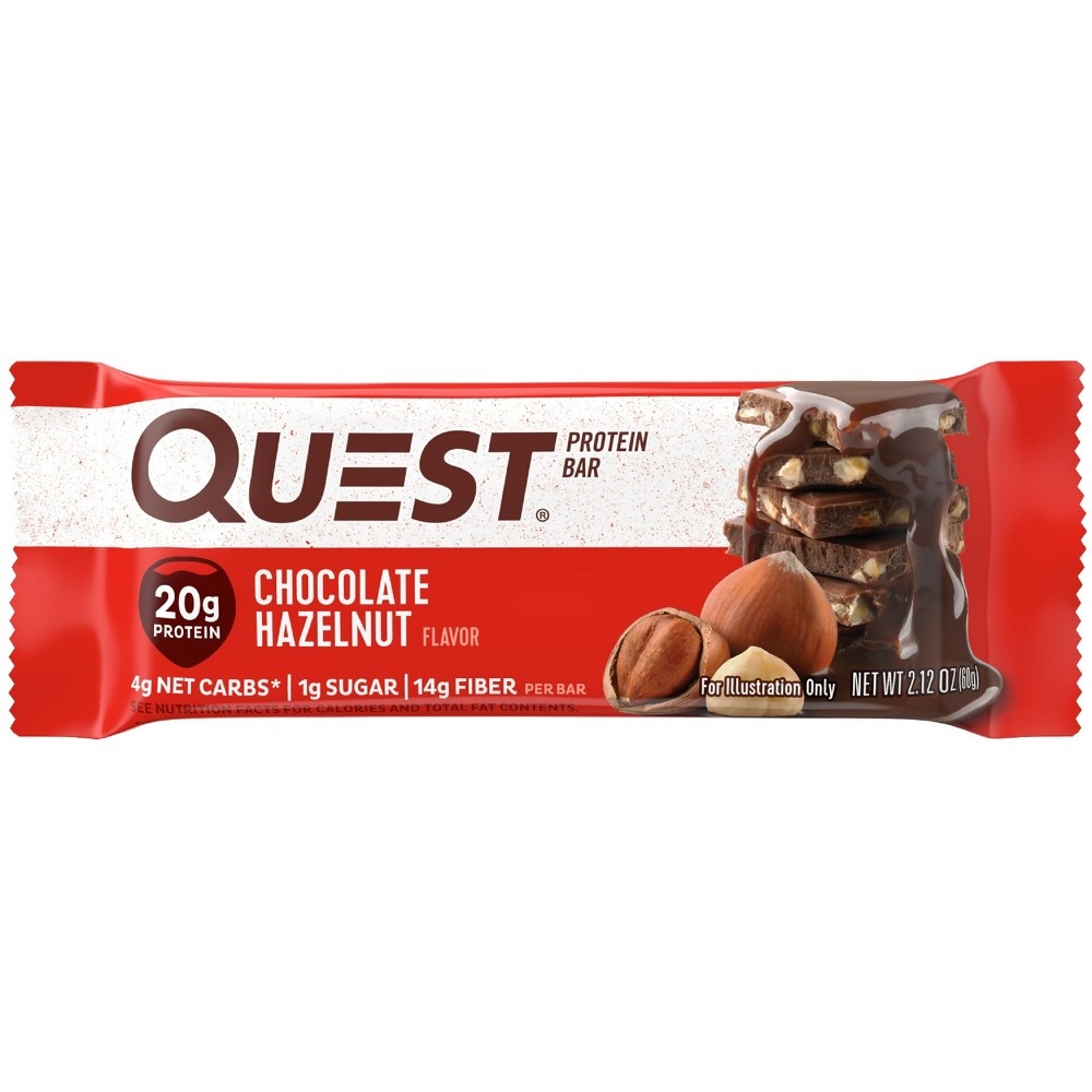 slide 2 of 2, Quest Protein Bar - Chocolate Hazelnut, 4 ct