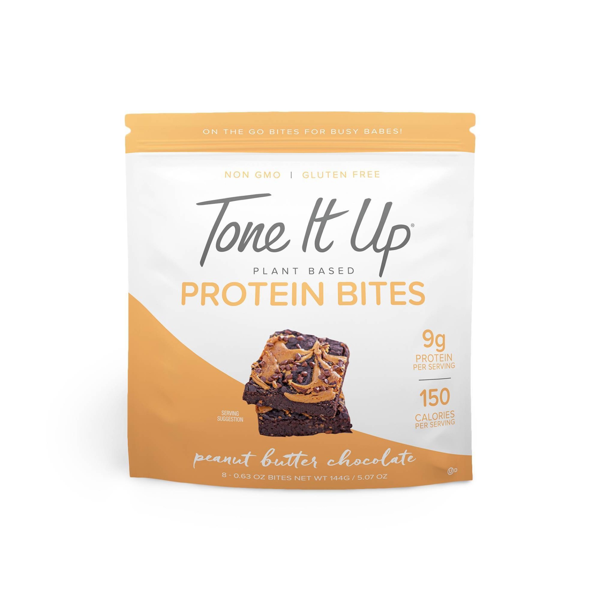 slide 1 of 3, Tone It Up Protein Bites - Peanut Butter Brownie, 8 ct