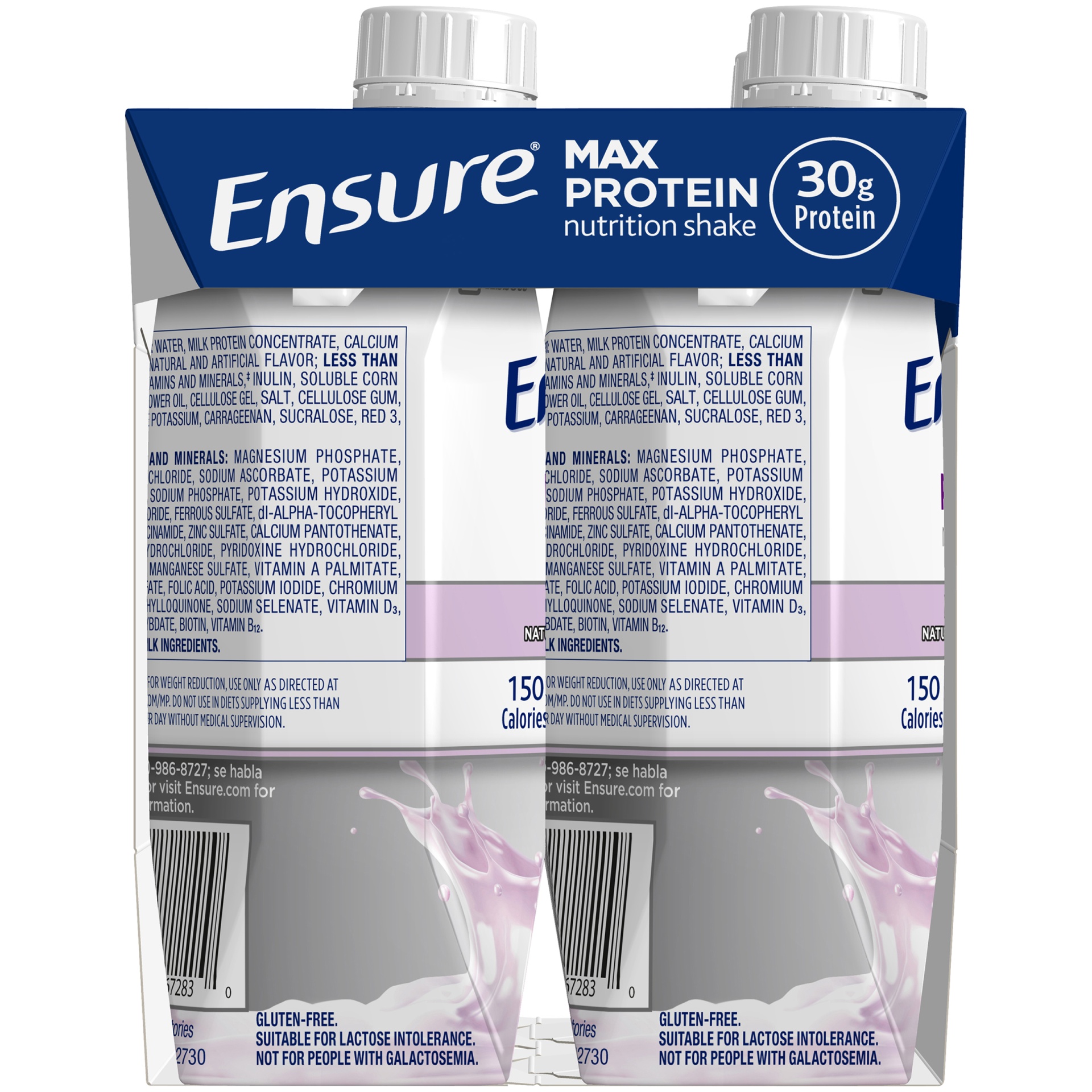 slide 6 of 8, Ensure Max Protein Nutrition Shake Mixed Berry Flavor, 4 ct; 11.5 fl oz