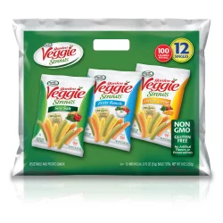 Sensible Portions Veggie Straws Vegetable and Potato Snacks Multipack - 12ct