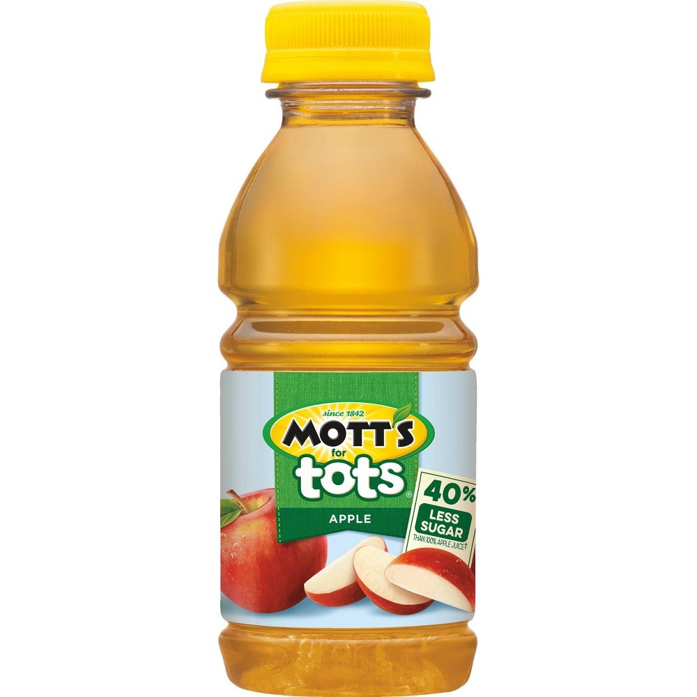 slide 3 of 3, Mott's for Tots 100% Apple Juice / Bottles, 6 ct; 8 fl oz