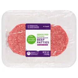 Simple Truth Ground Beef Patty 85/15