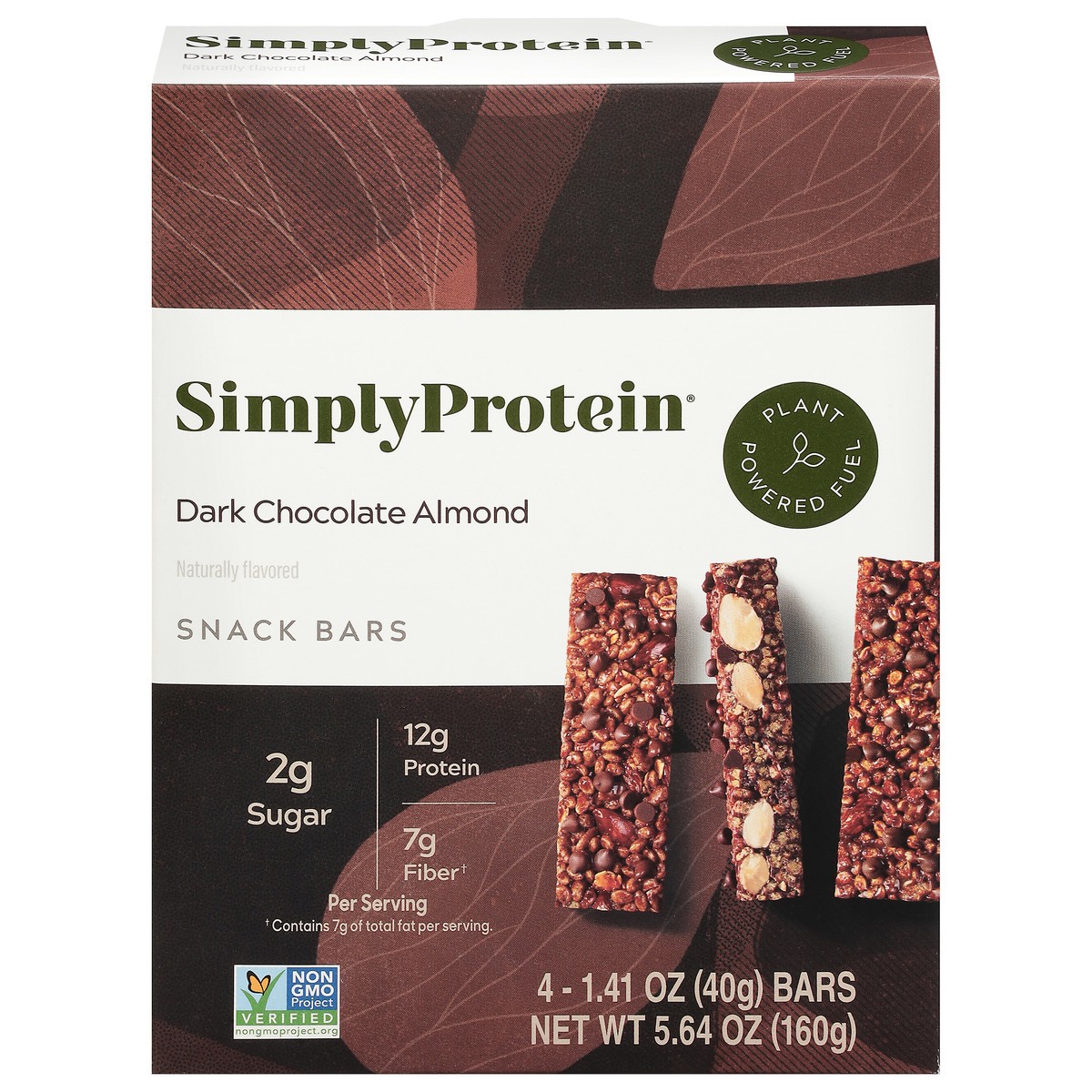 slide 12 of 13, SimplyProtein Crispy Dark Chocolate Almond Flavored Snack Bars 4 - 1.41 oz Bars, 4 ct
