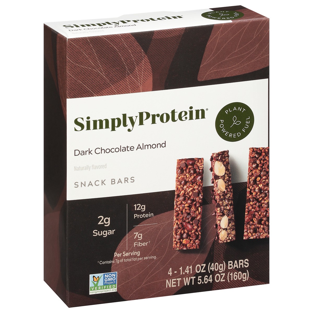 slide 5 of 13, SimplyProtein Crispy Dark Chocolate Almond Flavored Snack Bars 4 - 1.41 oz Bars, 4 ct