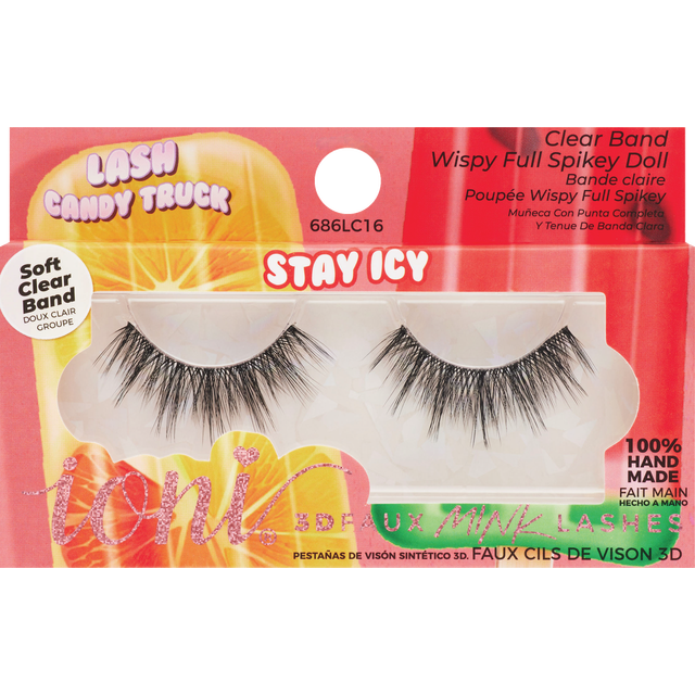 slide 1 of 1, IONI COSMETICS Ioni Lash Candy Wispy False Lashes, Full Spikey Doll, 1 ct