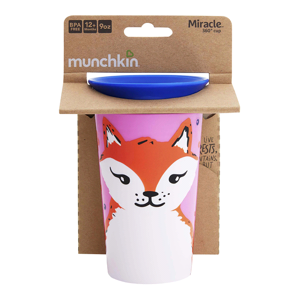 slide 1 of 1, Munchkin Miracle Deco Sippy, 9 oz