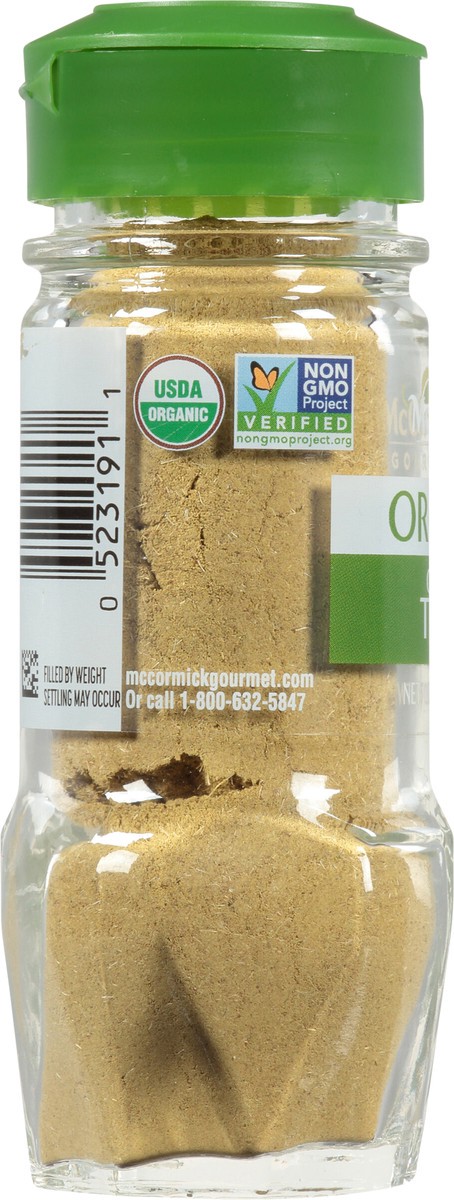 slide 2 of 8, McCormick Gourmet Organic Ground Thyme, 1.25 oz, 1.25 oz