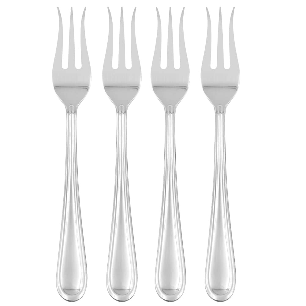 slide 1 of 1, Dash of That Claire Cocktail Forks Set - Silver, 4 ct