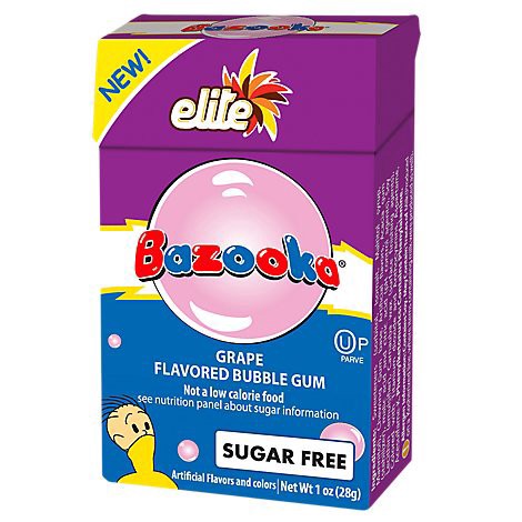 slide 1 of 1, Bazooka Bubble Gum Grape - .9 Oz, 0.9 oz