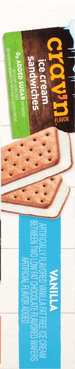 slide 12 of 20, Crav'n Flavor Vanilla Ice Cream Sandwiches 12 ea, 12 ct