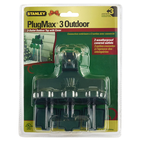 slide 1 of 1, STANLEY PlugMax Outdoor, Green, 1 ct