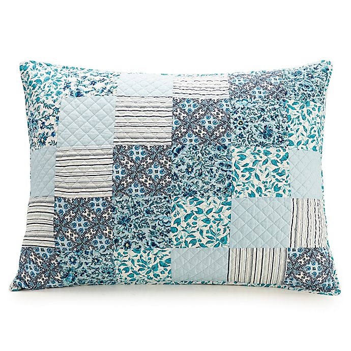 slide 1 of 2, Vera Bradley Cloud Vines King Pillow Sham - Blue, 1 ct