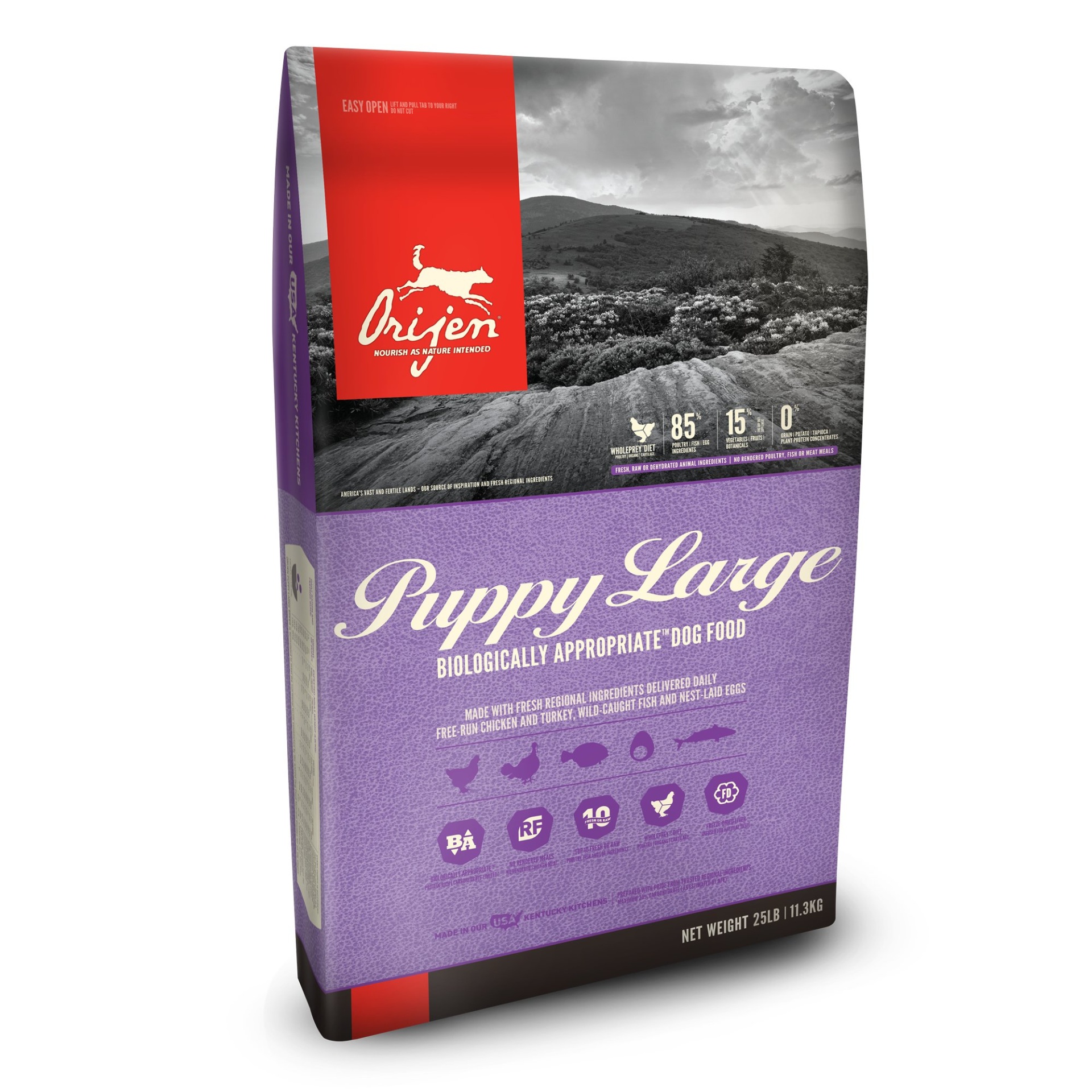 Orijen Puppy Large Dry Dog Food 25 lb Shipt