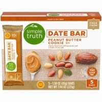 slide 1 of 1, Simple Truth Peanut Butter Cookie Date Bars, 5 ct; 1.58 oz