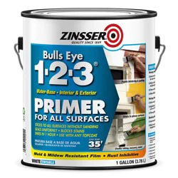 Zinsser Bulls Eye 1-2-3 Waterbase Primer, White