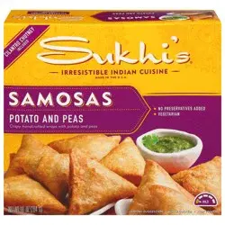 Sukhi's Potato and Peas Samosas 10 oz