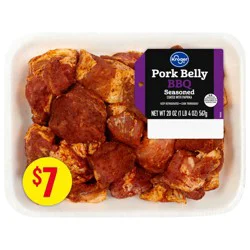 Kroge® Pork Belly Diced Rubbed With BBQ Seasoning