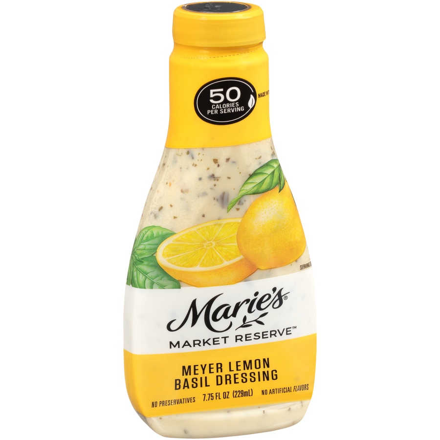 slide 8 of 8, Marie's Market Reserve Meyer Lemon Basil Dressing, 7.75 oz