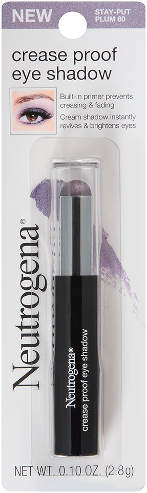 slide 1 of 3, Neutrogena Crease Proof Eye Shadow Stay-Put Plum 60, 1 ct