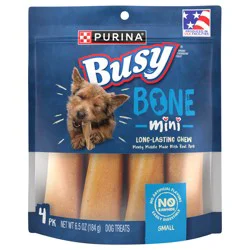 Purina Busy Bone Small Breed Adult Dog Chew Bone Treats, Mini