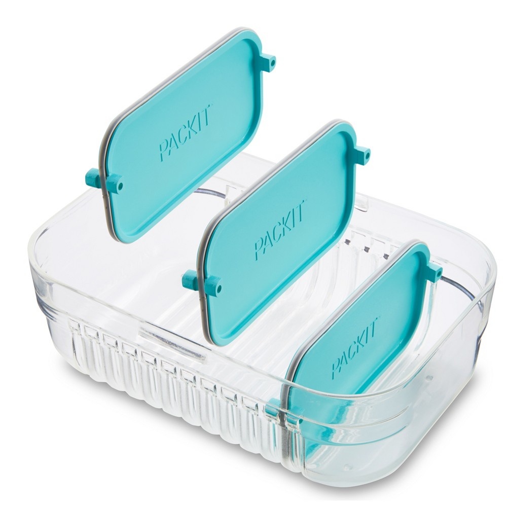 slide 3 of 4, PackIt MOD Bento Container - Mint, 1 ct