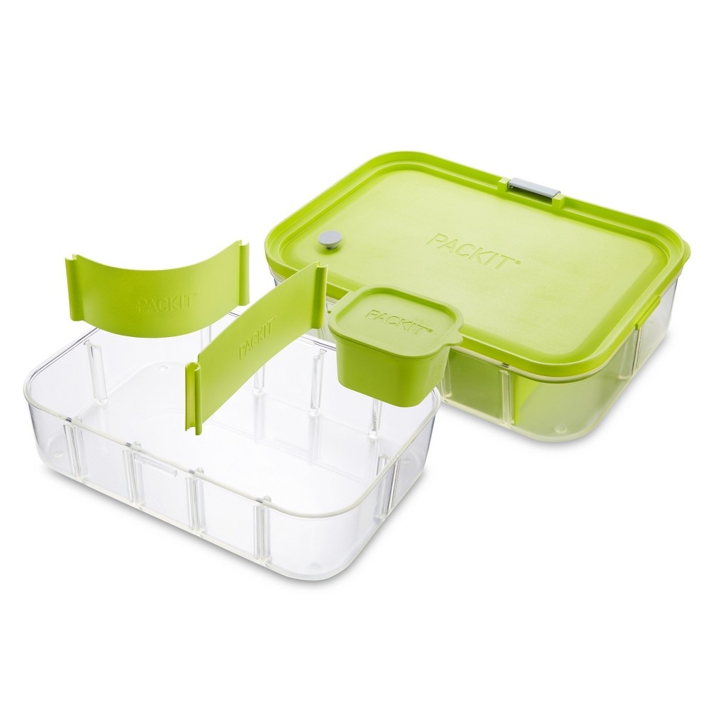 slide 7 of 7, PackIt FLEX Bento Container - Lime Punch, 1 ct