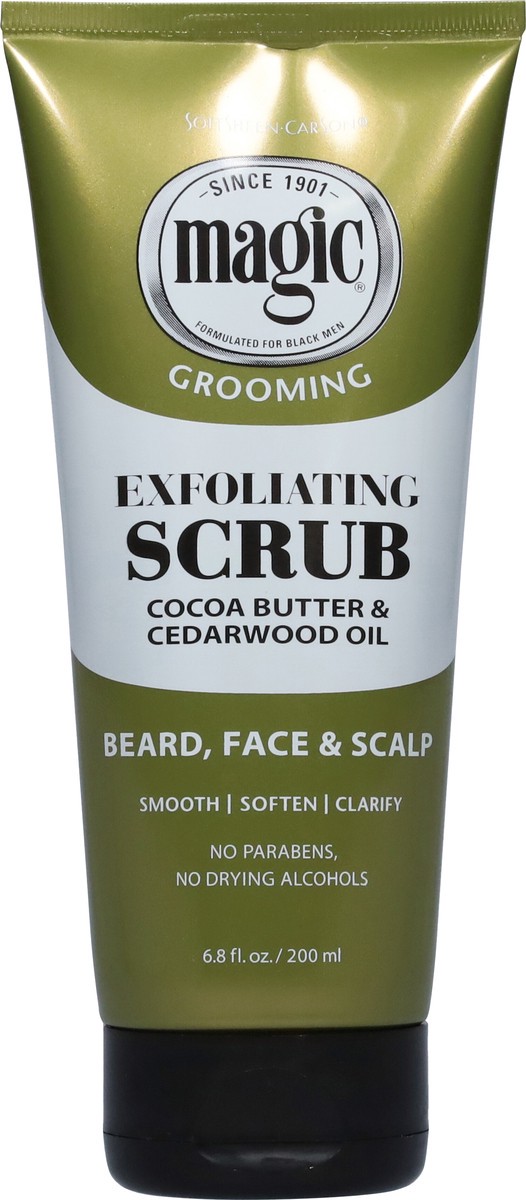 slide 10 of 11, Magic Grooming Cocoa Butter & Cedarwood Oil Exfoliating Scrub 6.8 fl oz, 6.8 fl oz