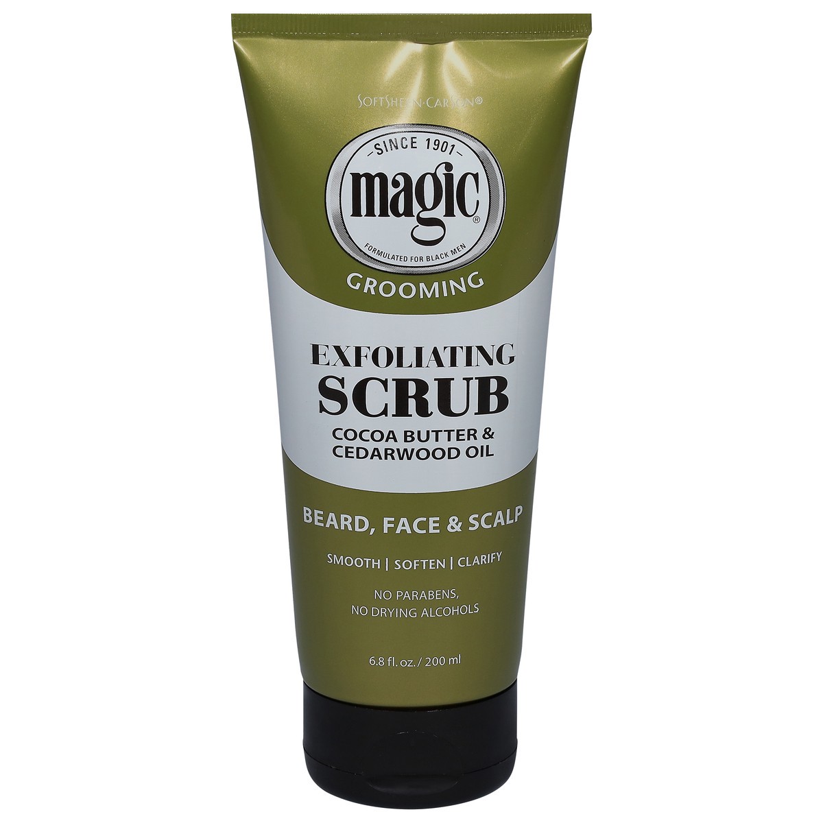 slide 1 of 11, Magic Grooming Cocoa Butter & Cedarwood Oil Exfoliating Scrub 6.8 fl oz, 6.8 fl oz