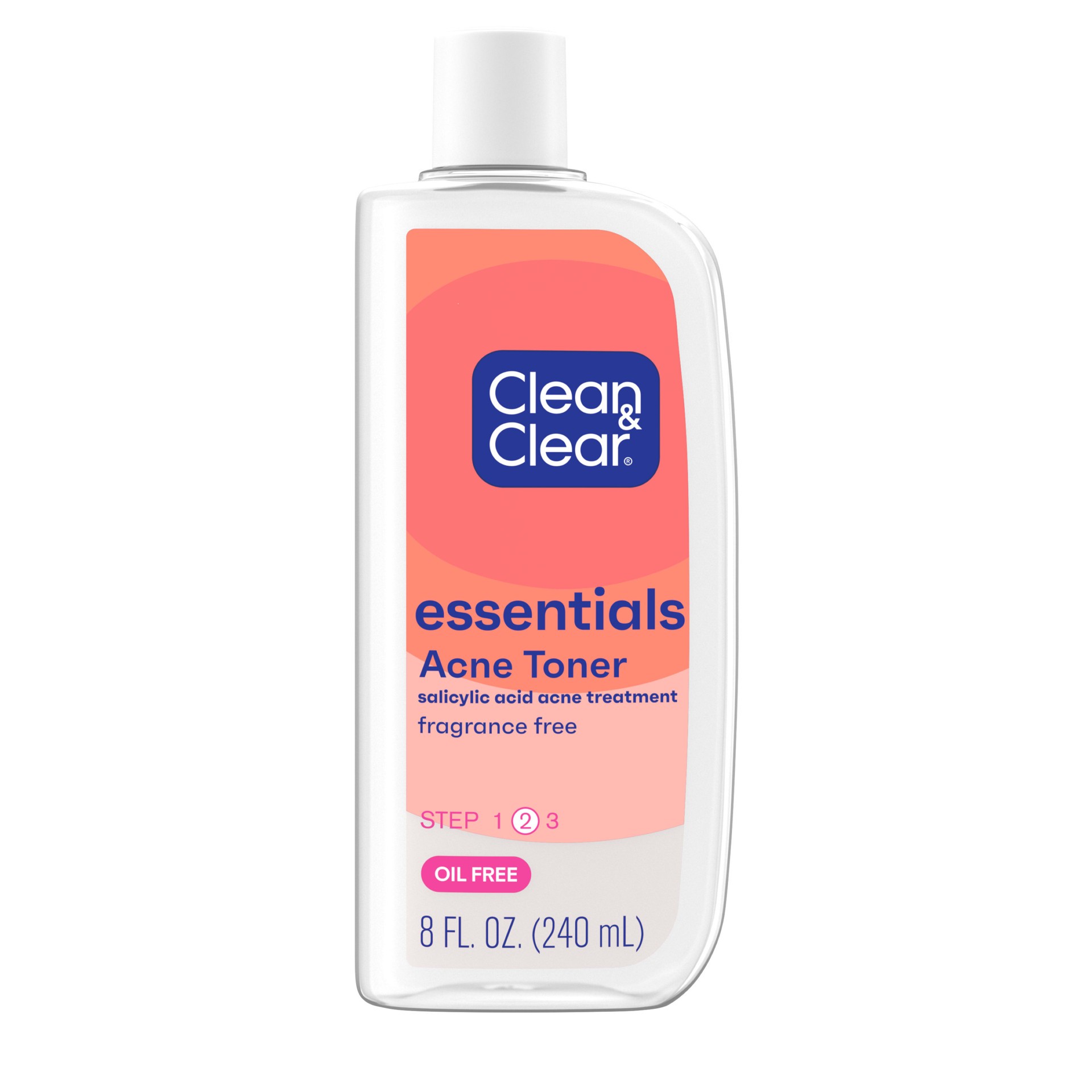 slide 1 of 5, Clean & Clear Essentials Oil-Free Acne Toner, Salicylic Acid, 8 fl. oz, 8 fl oz