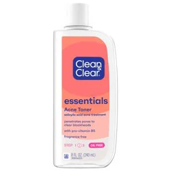 Clean & Clear Oil-Free Acne Toner, 2% Salicylic Acid, 8 fl. oz