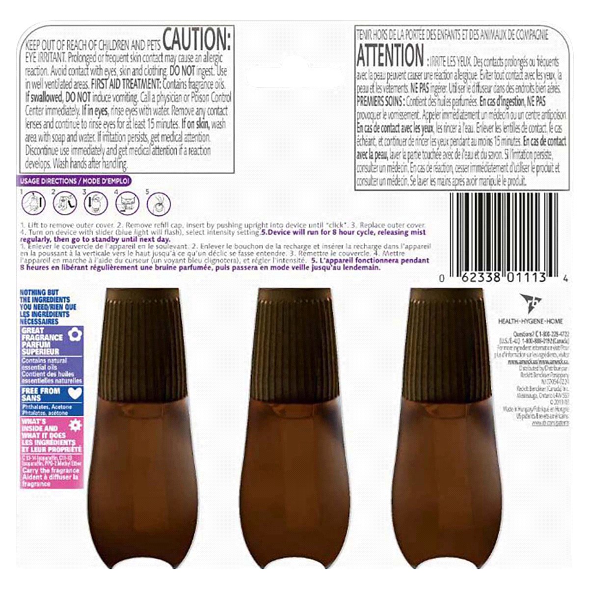 slide 2 of 2, Air Wick Essential Mist Lavender & Almond Blossom Fragrance 3 ea, 3 ct