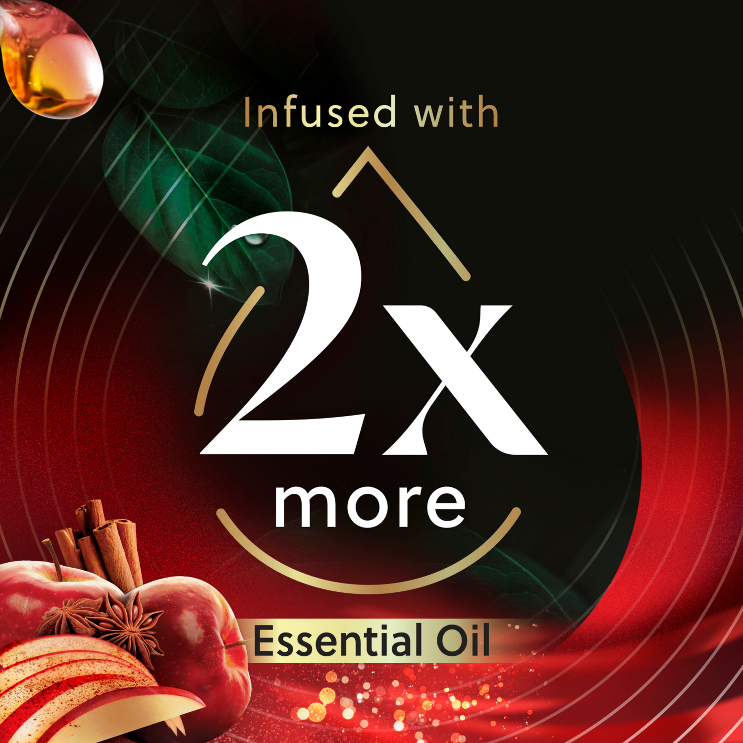 slide 2 of 6, AIRWICK AIR WICK Scented Oil Vibrant Twin Refill Warm Spiced Apples (2x.67) oz., 2 ct