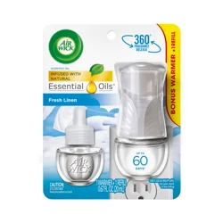 Air Wick Fresh Linen Warmer + Refill 1 Set