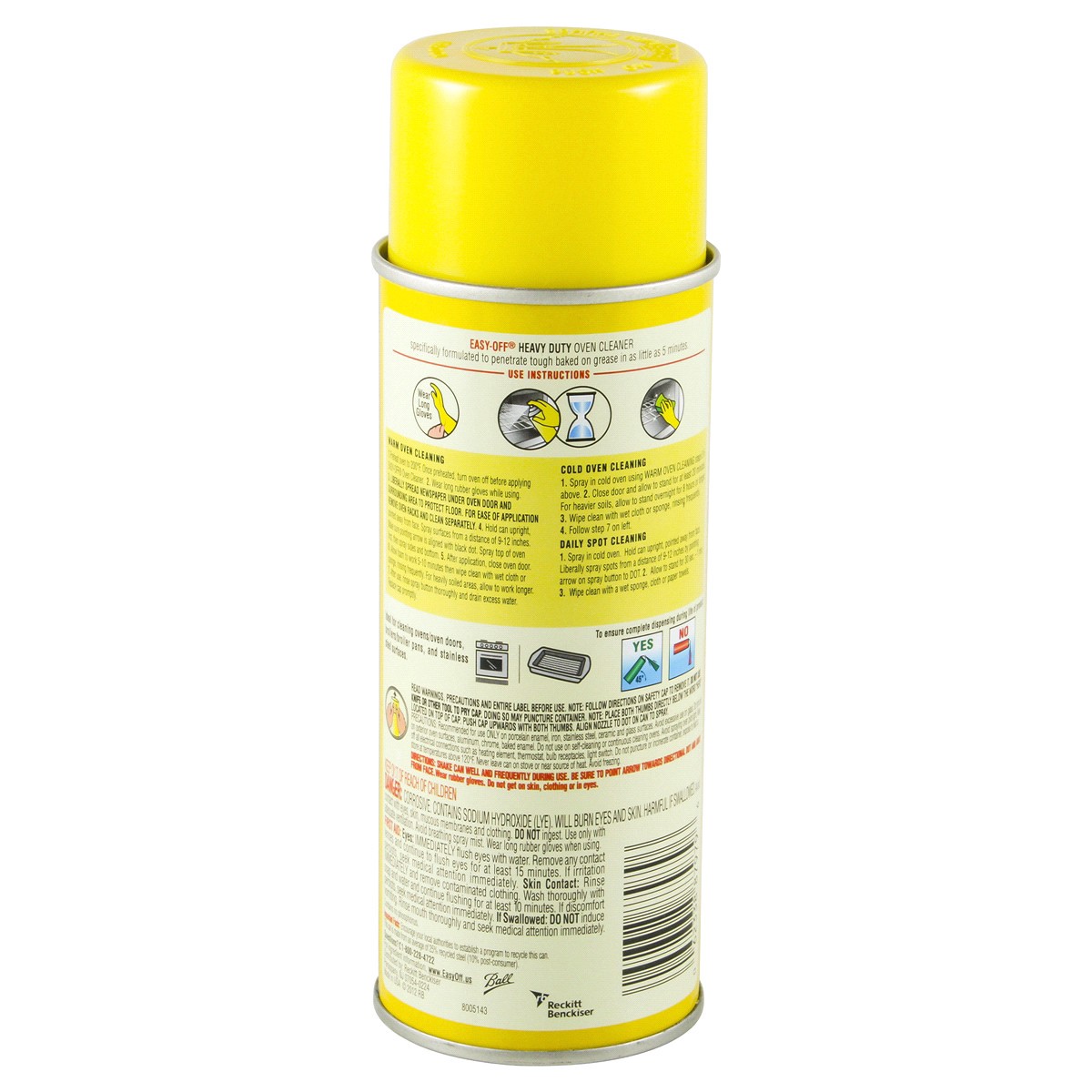 slide 4 of 4, EASY-OFF Heavy Duty Fresh Scent Oven Cleaner 14.5 oz, 14.5 oz