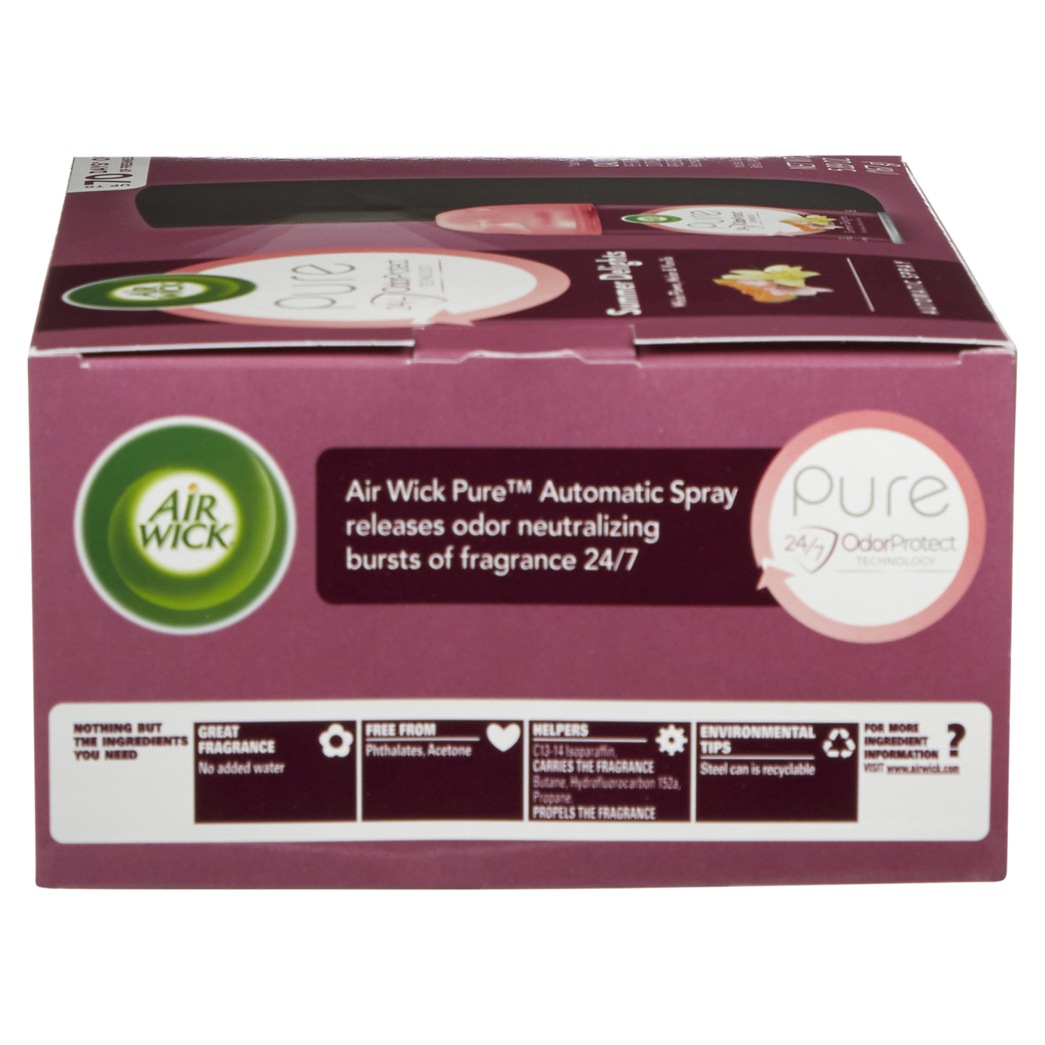 slide 5 of 5, Air Wick Pure Summer Delights Automatic Spray 5.89 oz, 5.89 oz