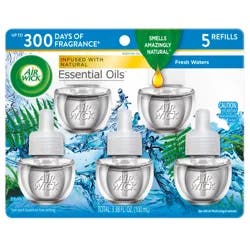 Air Wick Essential Oils Fresh Waters Scented Oil Refills 5 ea