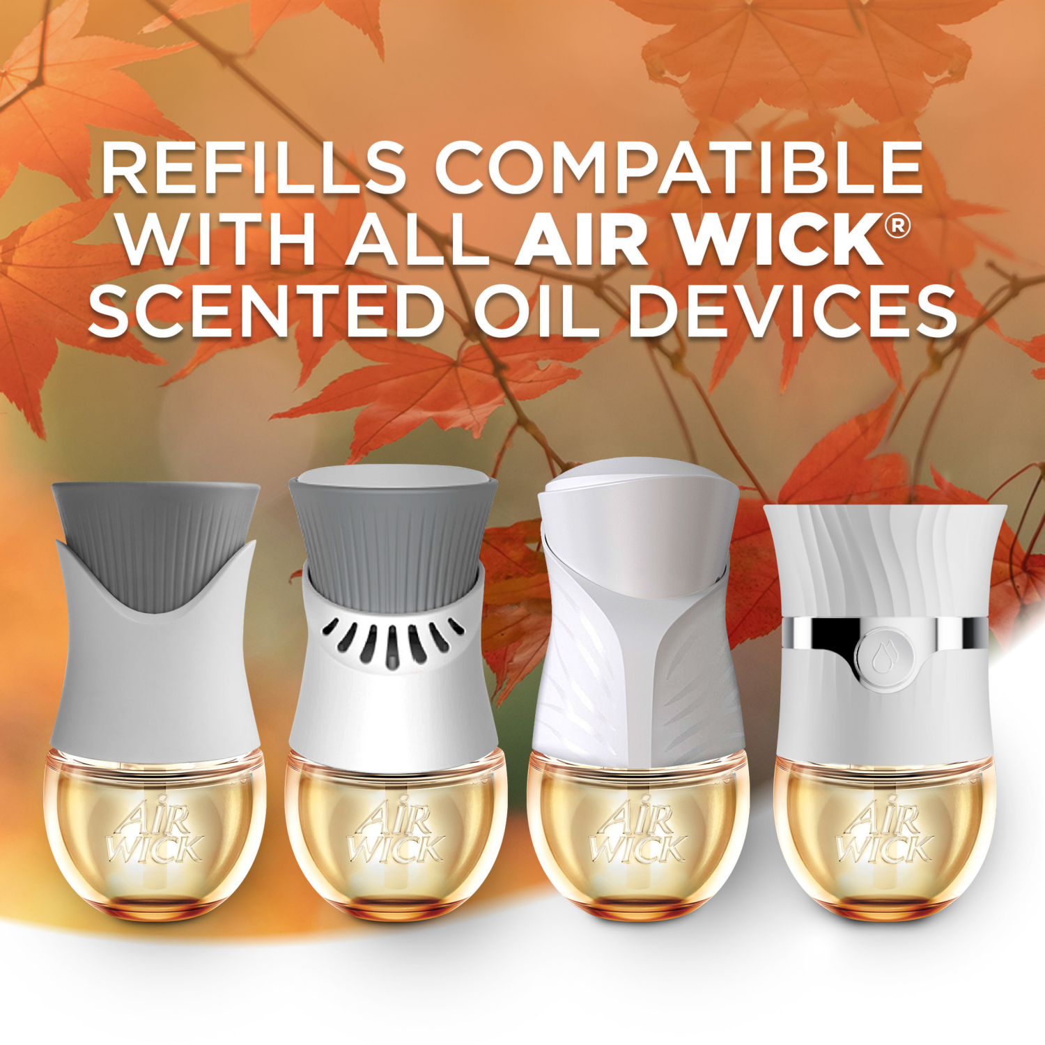 slide 4 of 7, Air Wick Essential Oils Apple Cinnamon Medley Scented Oil 5 ea, 5 ct; 0.67 fl oz