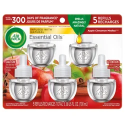 Air Wick Essential Oils Apple Cinnamon Medley Scented Oil 5 ea