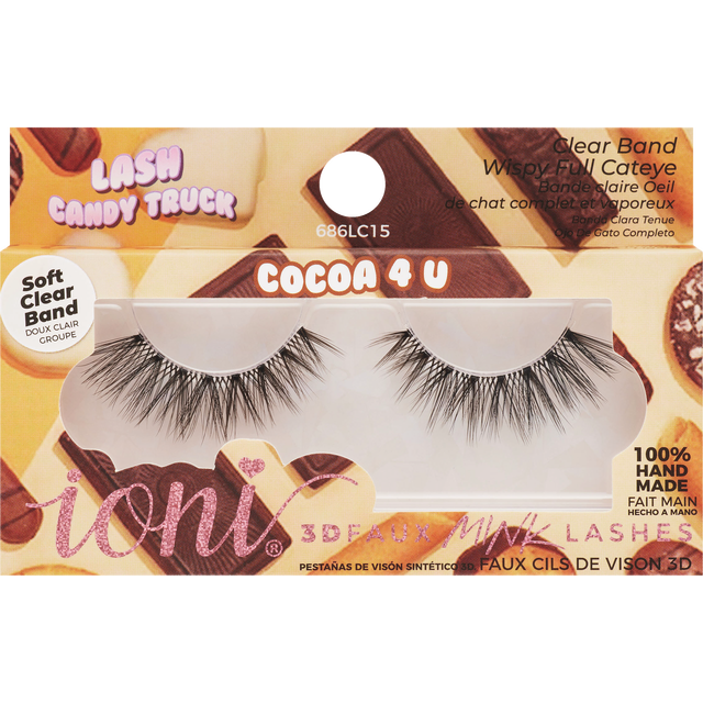 slide 1 of 1, IONI COSMETICS Ioni Lash Candy Wispy False Lashes, Full Cateye, 1 ct