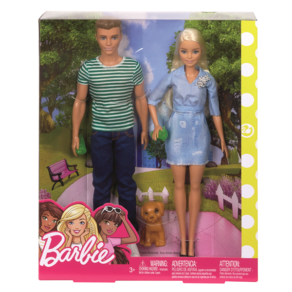 slide 1 of 1, Barbie and Ken Dolls Giftset, 1 ct