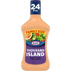 Kraft Thousand Island Dressing Family Size, 24 fl oz Bottle
