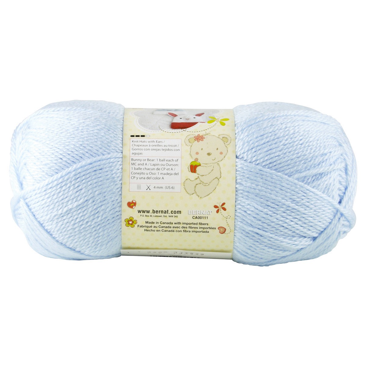 slide 13 of 13, Bernat Softee Baby Yarn, Baby Pale Blue, 5 oz