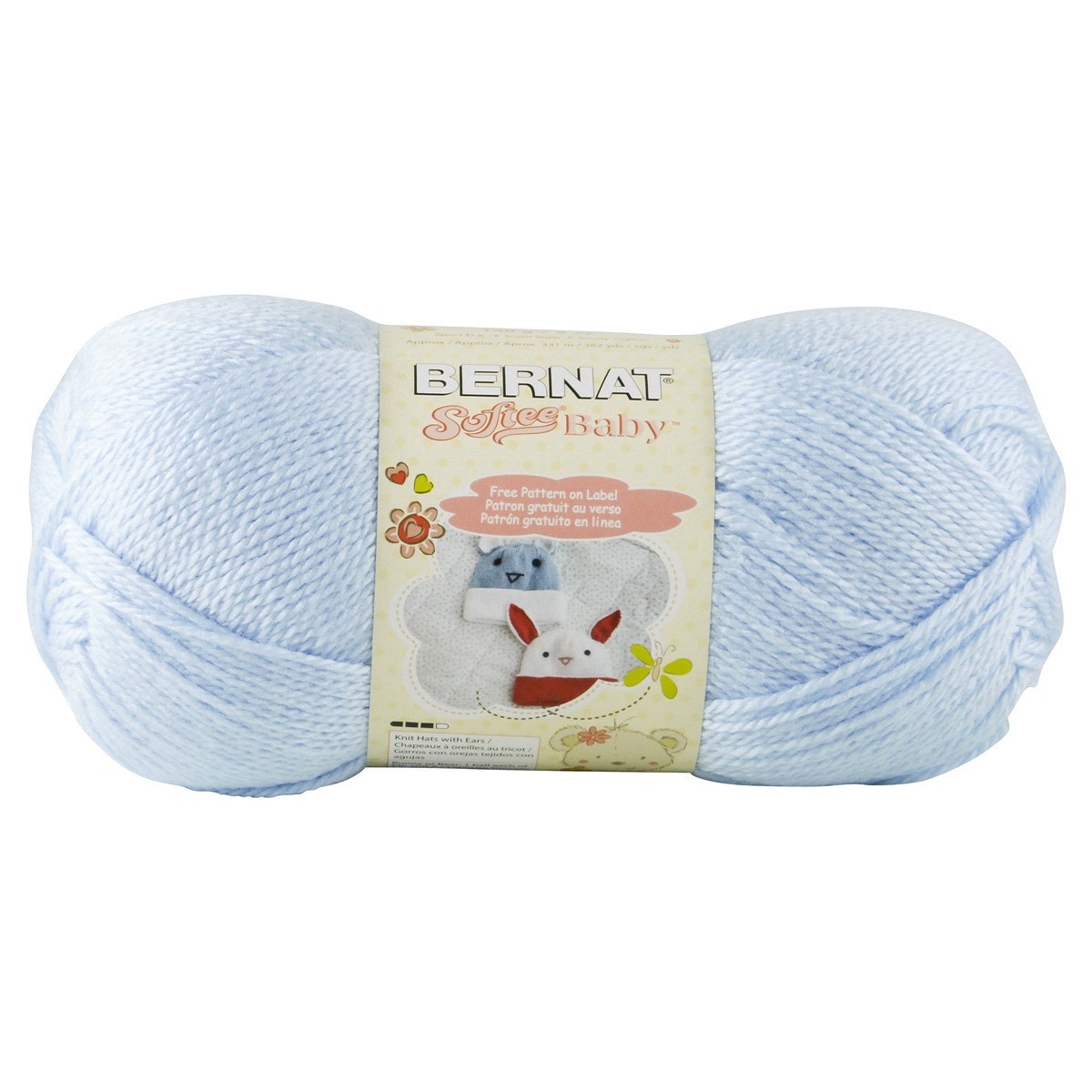 slide 1 of 13, Bernat Softee Baby Yarn, Baby Pale Blue, 5 oz