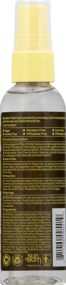 slide 5 of 9, Sun Bum Protecting Anti-Frizz Oil Mist | Vegan and Cruelty Free Moisturizing Hair Protector Spray for All Hair Types | 3 oz, 3 oz