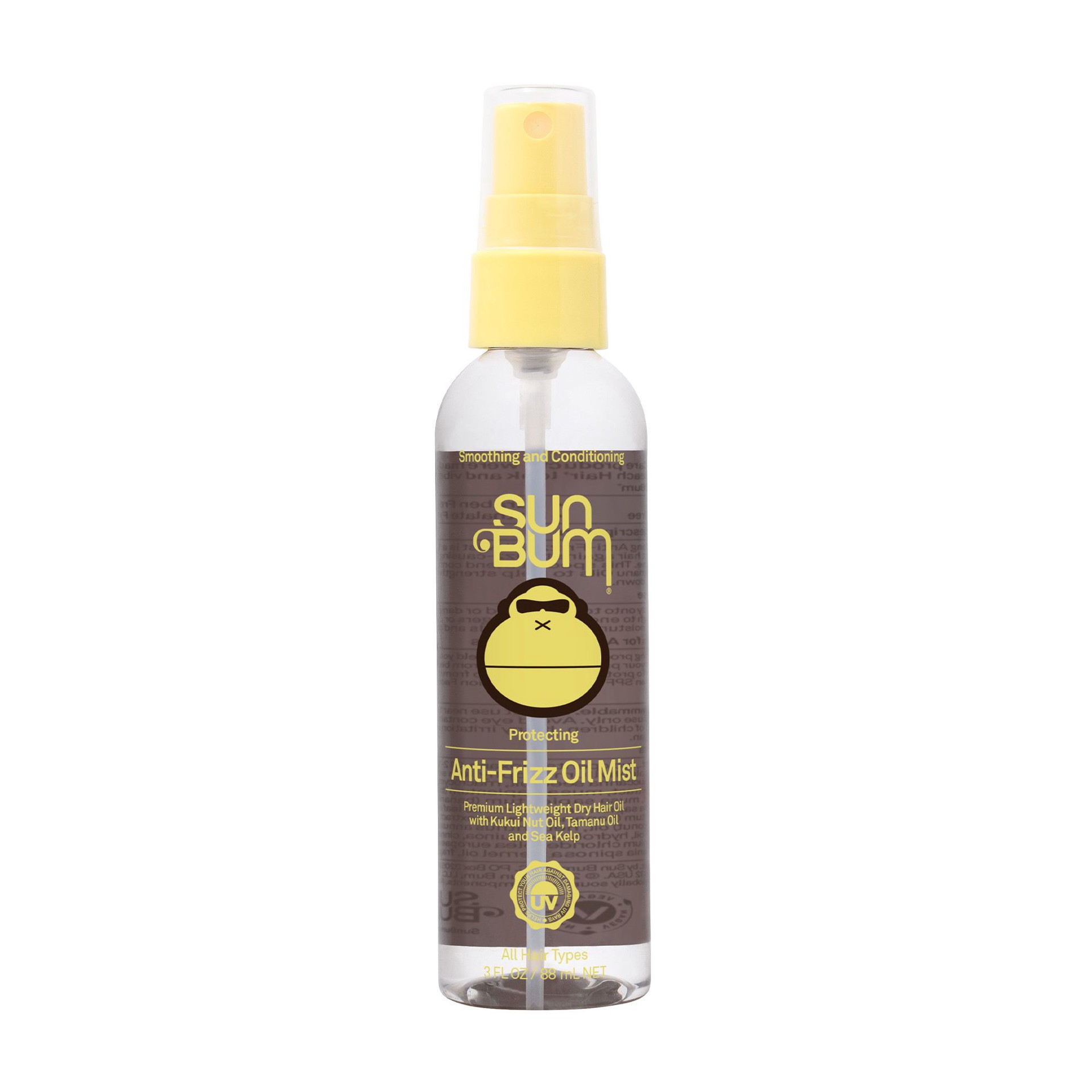 slide 1 of 9, Sun Bum Protecting Anti-Frizz Oil Mist | Vegan and Cruelty Free Moisturizing Hair Protector Spray for All Hair Types | 3 oz, 3 oz