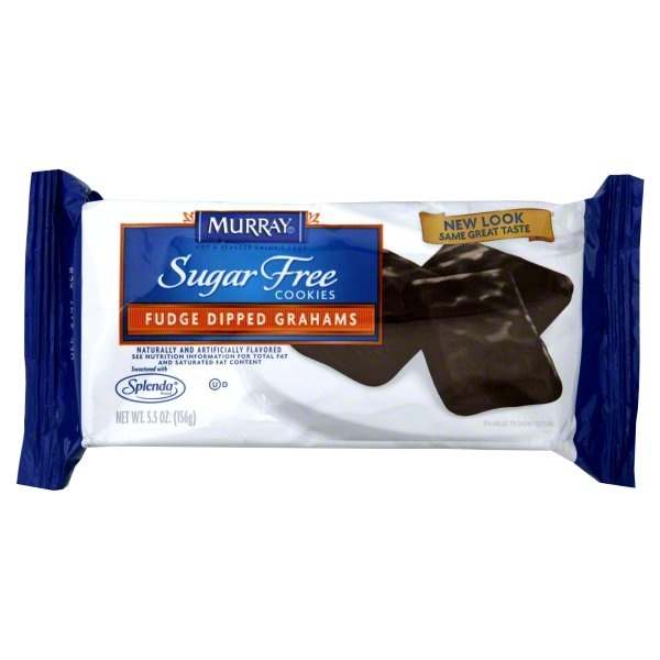 slide 1 of 1, Murray Cookies, Sugar Free, Fudge Dipped Grahams, 5.75 oz