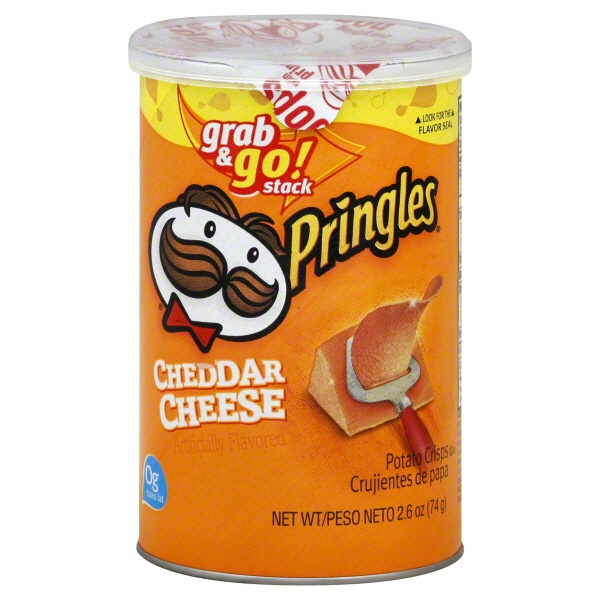 slide 1 of 1, Pringles Chips Cheddar Cheese, 2.61 oz