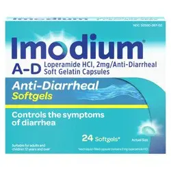 Imodium A-D Anti-Diarrheal Softgels