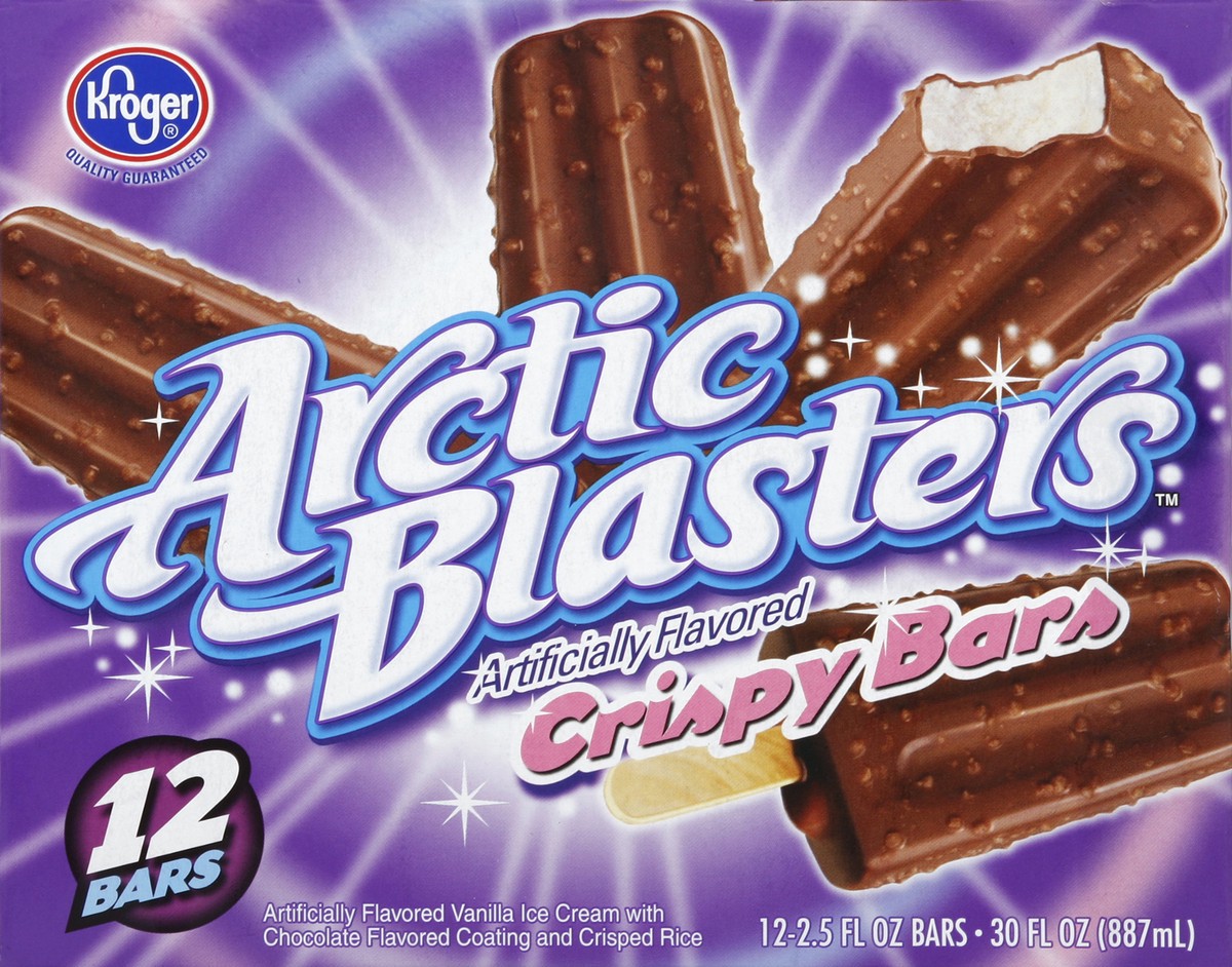 slide 6 of 6, Kroger Arctic Blasters Crispy Bars, 30 oz