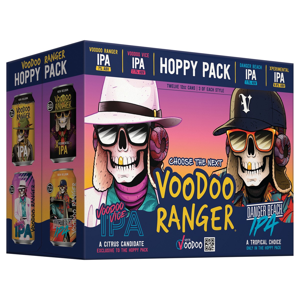 slide 1 of 8, Voodoo Ranger Hoppy Variety Pack Beer, Hoppy Pack, 12 ct